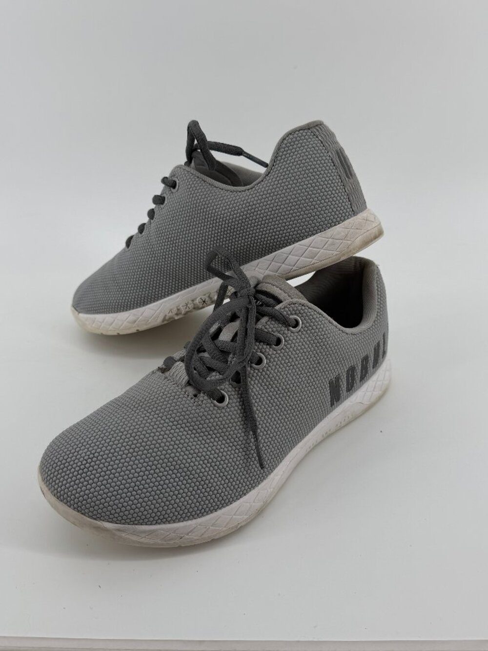 NOBULL SuperFabric Trainer Gray Cross Training Shoes Women's Size 8